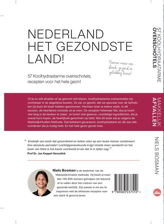 Review en ervaringen "Koolhydraatarme Ovenschotels-Niels Bosman"