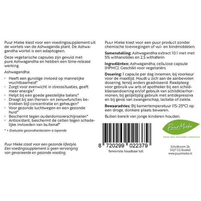 ashwagandha stressvermindering