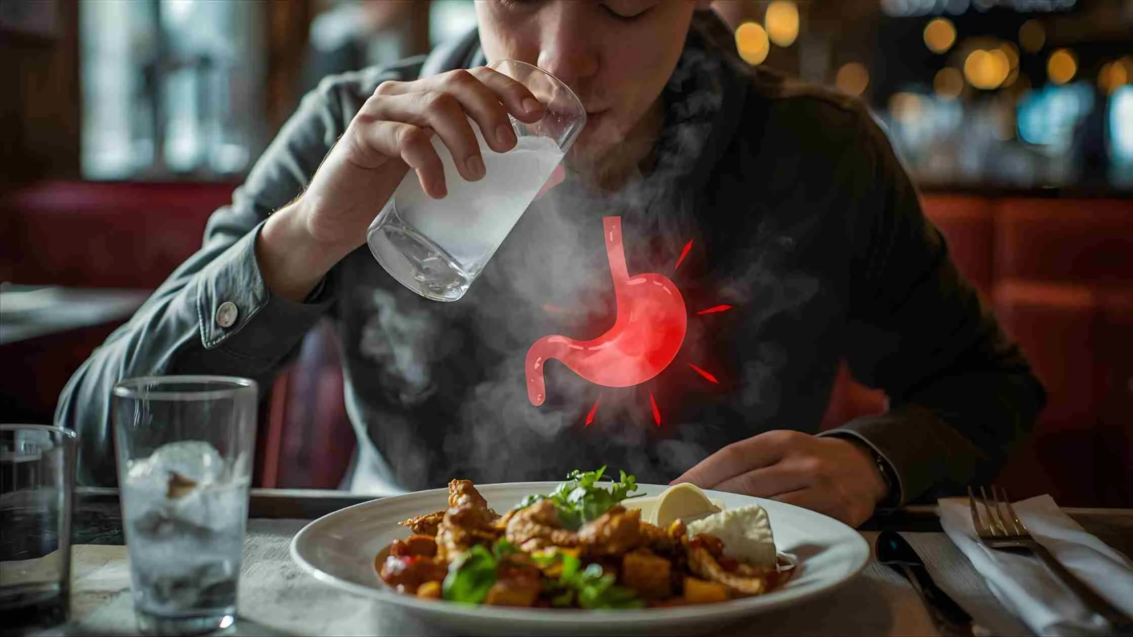 buikpijn na het eten
